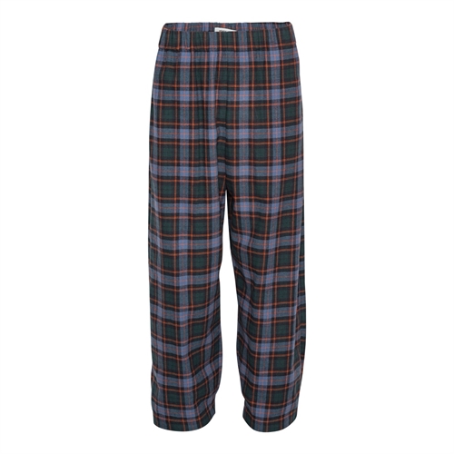 HENRIK VIBSKOV ECLIPSE PANTS BLUE FLANNEL CHECKS